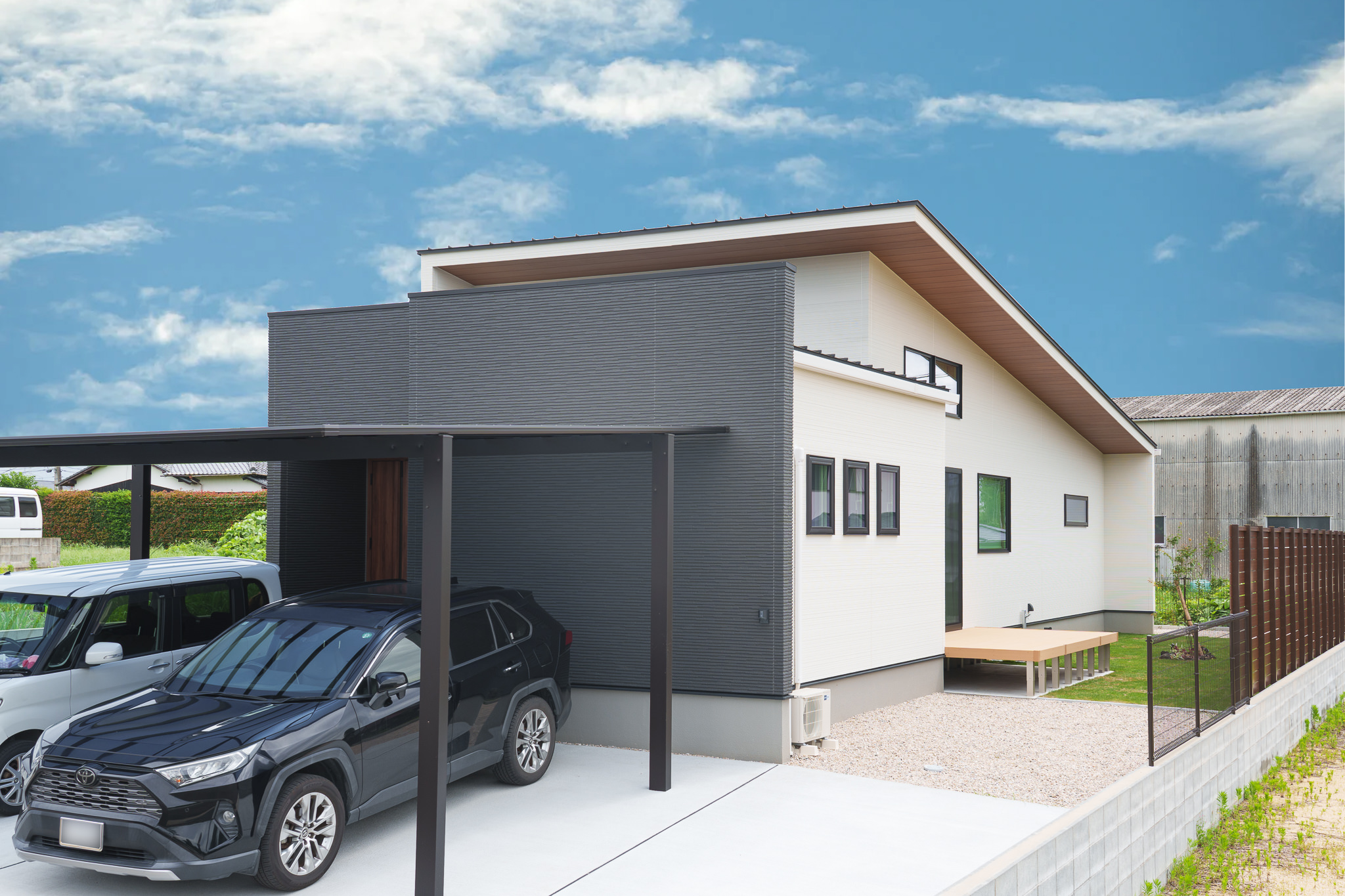 トレーニングルームのある3LDK平屋