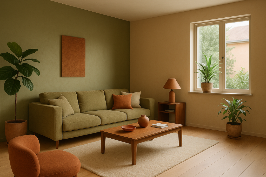 アースカラーのインテリア(オリーブ/テラコッタ/ブラウン)が2026年のトレンドカラー 佐賀の注文住宅工務店のエースホームは全部採用可能